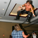 Kid Kash about to land on Timber