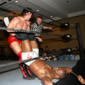 Petey Williams with the upper hand on Elix Skipper