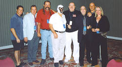 David Isley, Tommy Young, Magnum TA, Mr. Wrestling II, Jimmy Garvin, Bill Apter, George South and Precious