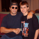 Morgan Davis with Bret Hart